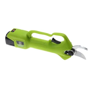 Foarfeca de gradina, lama din otel SK5, cu acumulator Li-Ion, 2Ah, 16.8 V, 30 x 5 x 10 cm,verde