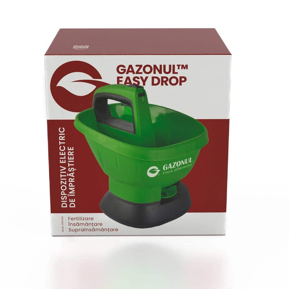 ​Dispozitiv imprastiere seminte si fertilizant, electric, capacitate de 2,7 L, buton oprire/pornire, 5 trepte, verde 3