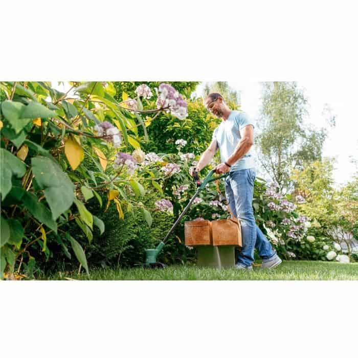 Trimmer electric, motor electric, 280 W, 12.500 rpm, diametrul de taiere de 26 cm, bobina cu fir 2