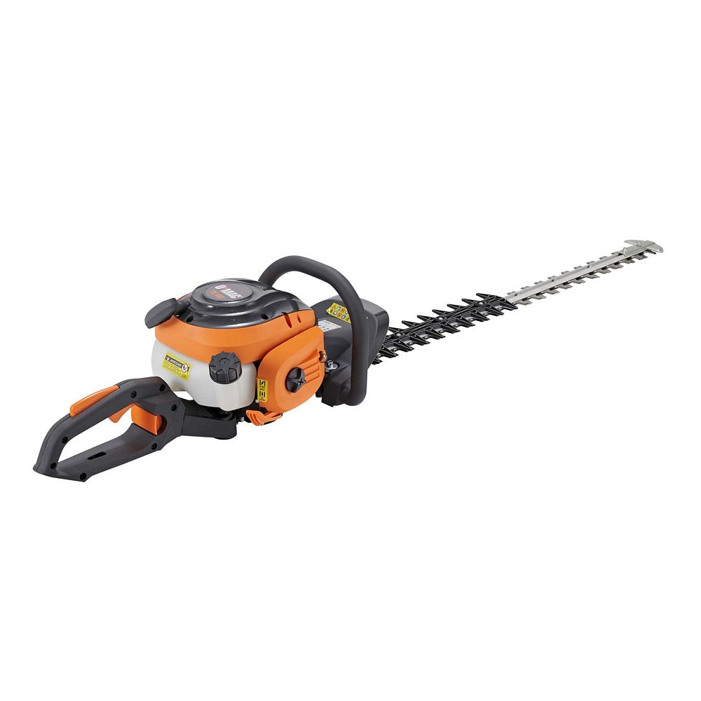 Foarfeca pentru tuns gard viu, pe benzina, motor putenic, 750 W, 1 CP, lungimea de taiere 80 cm 5