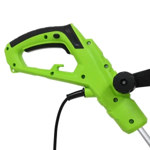 Trimmer electric, 450 W, diametru taiere 30 cm, turatia de 9600 rot/min, maner rotativ 180 grade, tija telescopica