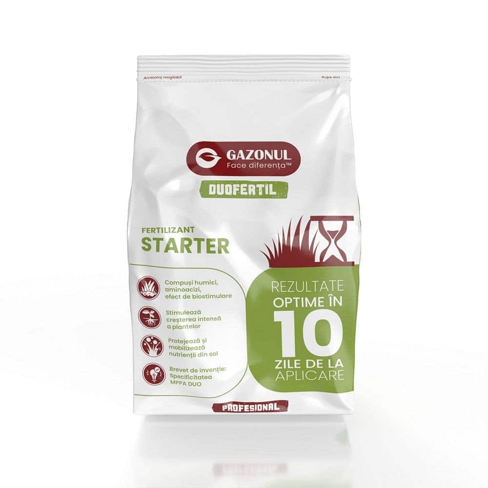 Ingrasamant pentru gazon Starter, granulat, fertilizant profesional, 6 kg 3