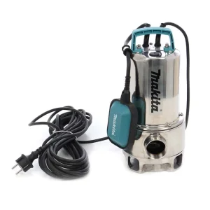 ​Pompa submersibila ape murdare Makita, carcasa inox, motor puternic 550W, debit maxim 10800 l/h, inaltimea maxima 7 m, turatie motor 2800 rot/min