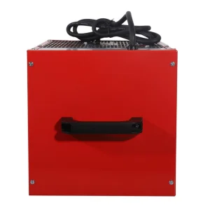 Aeroterma electrica, putere 3 kW, termostat incorporat, sistem de autoresetare si autoinchidere, grad de protectie IPX4, dimensiuni 270 x 255 x 400 mm
