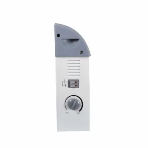 Convector electric, 3 trepte de putere 750 / 1250 / 2000 W, protectie supraincalzire, oprire automata, protectie supraincalzire, alb si negru