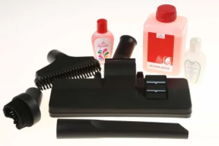 Aspirator Studio Casa, fara sac, cu filtrare prin apa, 1600 W, 2 litri, filtru HEPA, functia aspirare umeda, spalare si suflare, negru si verde