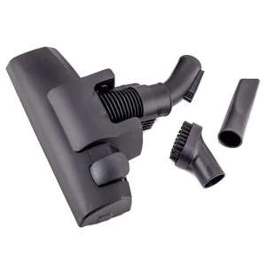 Aspirator fara sac Daewoo, aspirare uscata, 800 W, 1.5 litri, filtru burete, sistem Ultra Cyclonic, tub telescopic, rosu si negru