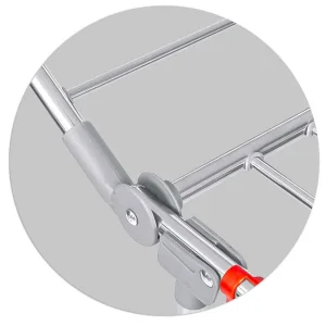 Uscator de rufe DacEnergy©, constructie metalica, 2 brate rabatabile, pliabil, solid, picioare antiderapante, suprafata mare de uscare 27 m