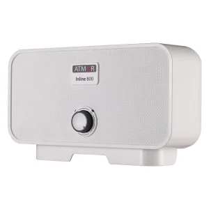 ​Incalzitor instant de apa, electric, pentru dus si chiuveta, 3 trepte incalzire, 2 kW, 3.5 kW, 5.5 kW, IP24, protectie supraincalzire, termostat, 304 x 178 x 98 mm, alb