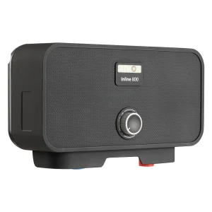 ​Incalzitor instant de apa, electric, pentru dus si chiuveta, 3 trepte incalzire, 2 kW, 3.5 kW, 5.5 kW, IP24, protectie supraincalzire, termostat, 304 x 178 x 98 mm, negru