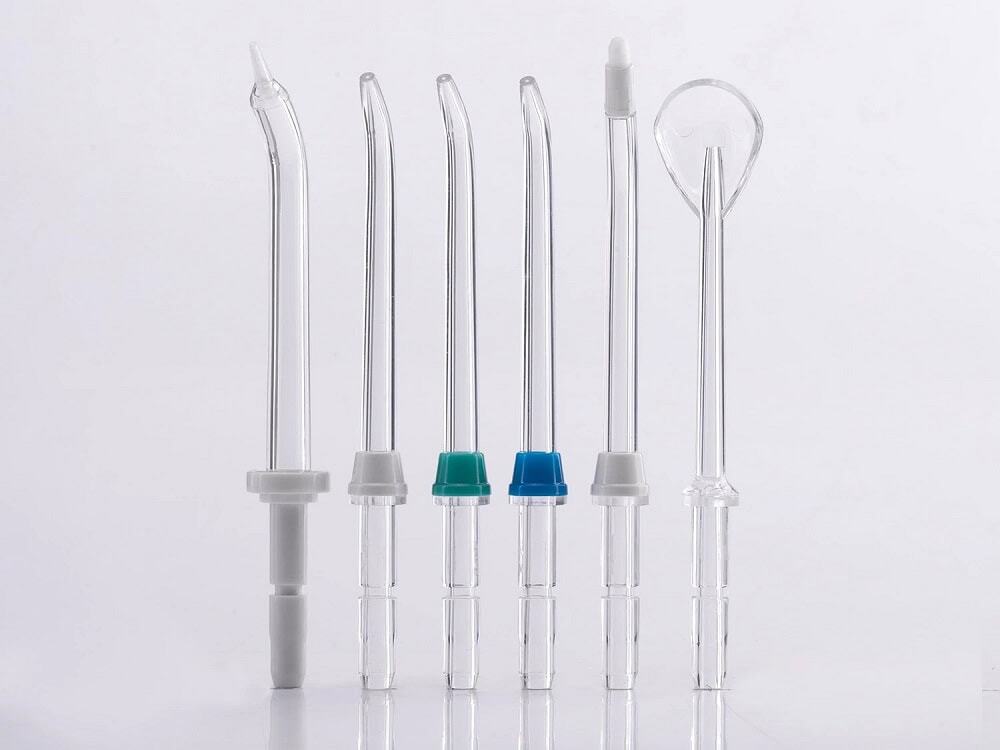 ​Irigator dentar stationar, 10 niveluri de jet, 1400 de impulsuri pe minut, presiune mai mare - 110 PSI ,cronometru, 6 duze, functionare silentioasa 4
