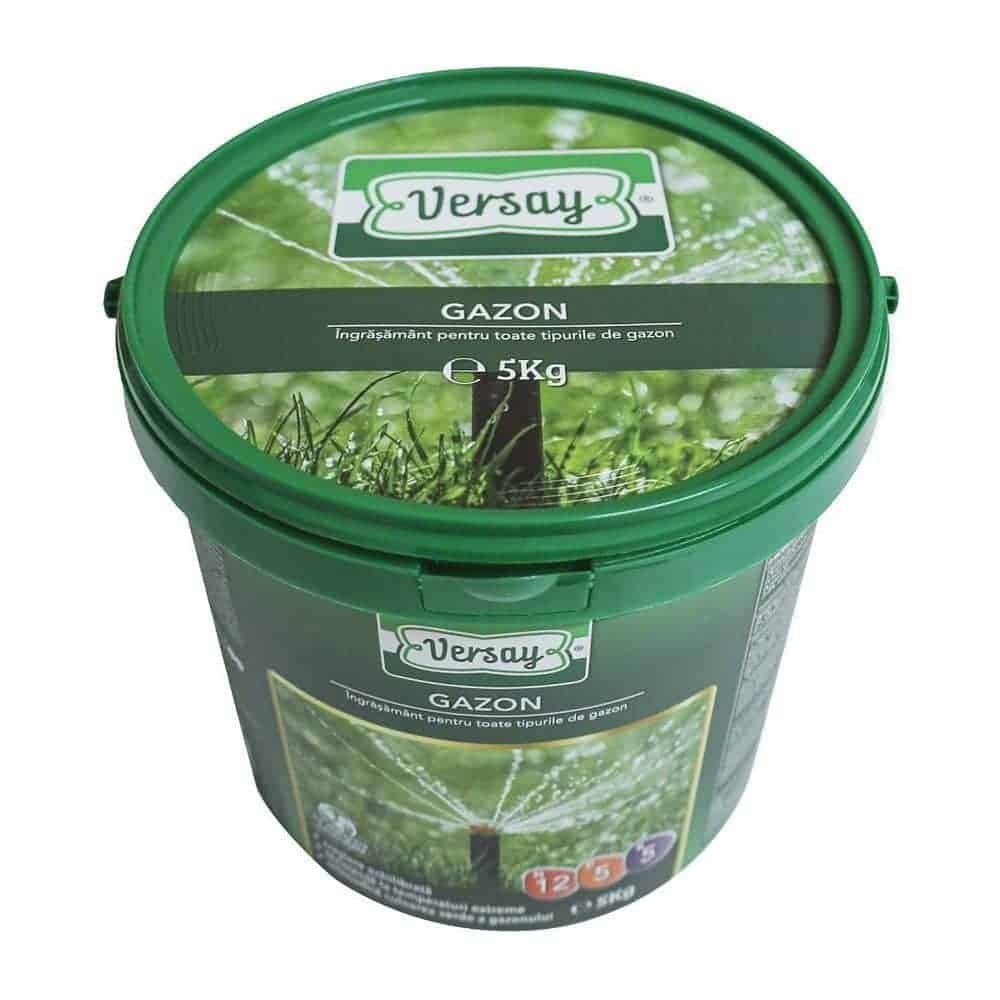 Ingrasamant gazon Versay, forma granulata, intensifica culoarea, rezistenta ridicata la seceta/inghet, 5 kg 2