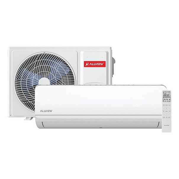 ​Aparat de aer conditionat Allview SENSY, racire, incalzire, dezumidificare, sleep mode, turbo, 3D Airflow, auto restart, anti cold air, Wi-Fi, inverter, kit 3 m, A++/A+, 18000 BTU, alb 3