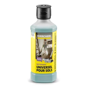 ​Detergent lichid Karcher, pentru piatra, PVC, linoleum sau parchet, miros proaspat, de citrice, compaibil cu aparat de curatat podele Karcher FC 3, FC 4, FC 5, FC 7